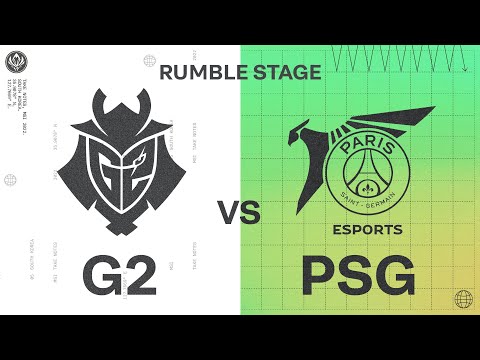 G2 VS PSG TALON - RUMBLE STAGE - DÍA 3 - MSI 2022- LEAGUE OF LEGENDS - #MSILVP