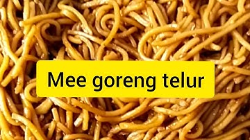 MEE GORENG TELUR MUDAH SIAP!!!JUALAN MEE RM1!!!