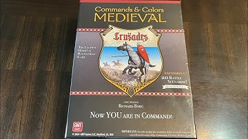 Commands & Colors: Medieval Crusades (GMT) - Unbox & First Look