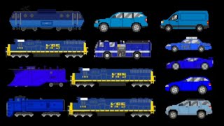 Blue Vehicles 4 -