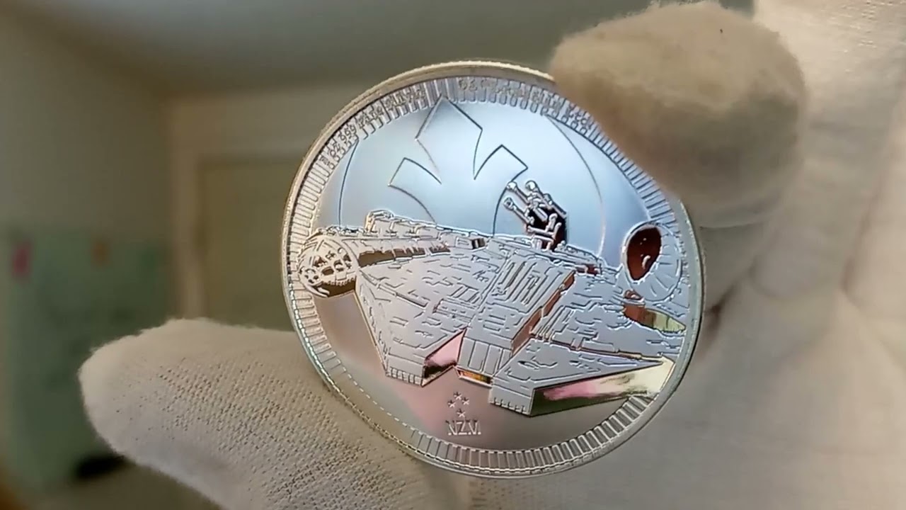 Quick Silver - 1oz Silver 2021 Star Wars Millennium Falcon Coin