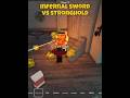 *NEW* INFERNAL SWORD vs STRONGHOLD | 99 nights in the forest update volcanic biome #roblox #shorts
