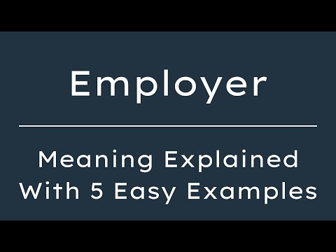 What Does Employer