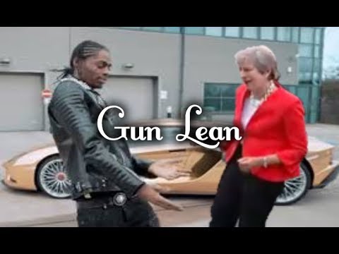 Theresa May does the Gun Lean (Brexit Lean) 