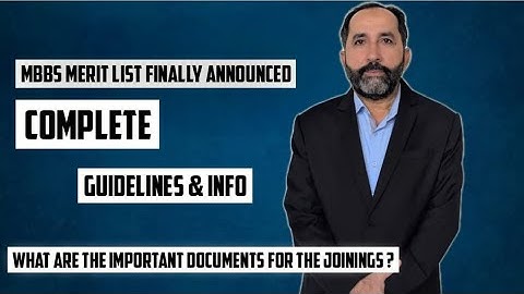 UHS Latest Merit List & Admission Update 2025 | Required Documents, Fee & Hostel Details Explained