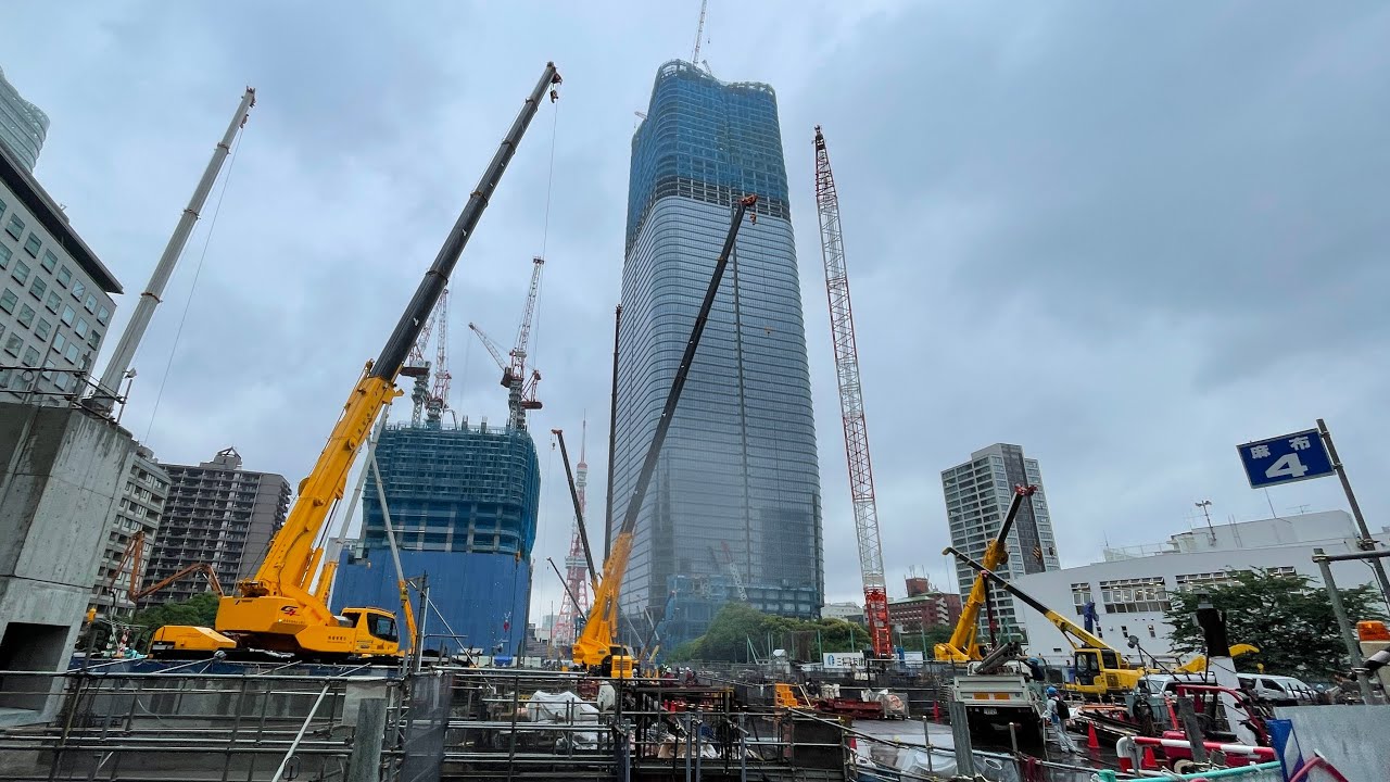 Tallest Building in Japan nears Completion Azabudai (Tokyo) YouTube