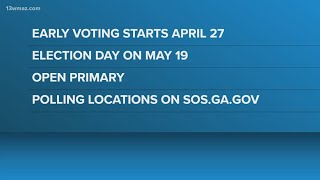Polls open in May primaries in central Georgia. What you need to know