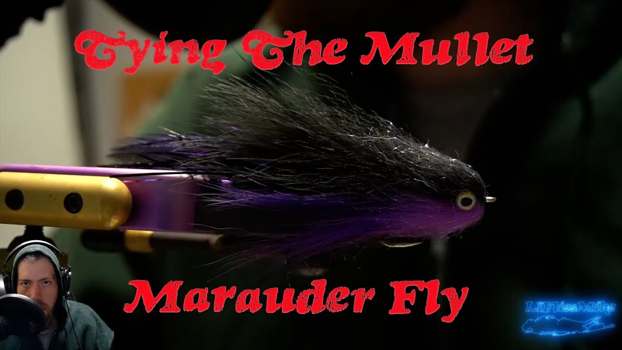 Tying The Mullet Marauder, Mullet Imitation for Stripers and other Big Game  Fish! 