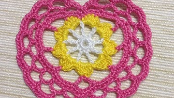 How To Make A Crocheted Lovely Heart Applique - DIY Crafts Tutorial - Guidecentral