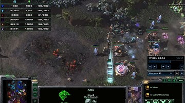 SC2 2V4 insane Ai Protoss Primeval Wilds (Man + 1 insane Terran V 4 insane Protoss)