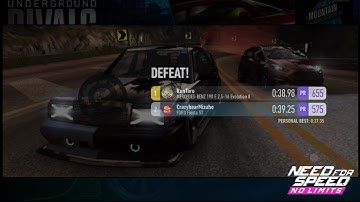 A → S | Underground Rivals "Mountain Madness" driver division | NFS No Limits