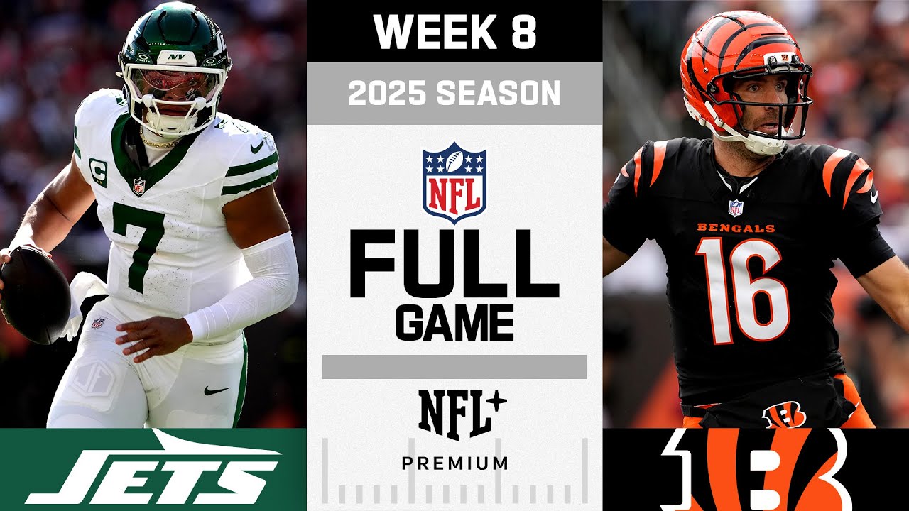 Game of the Week! New York Jets vs. Cincinnati Bengals FULL GAME | NFL 2025 Season Week 8