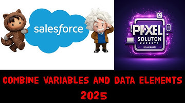 Combine Variables and Data Elements Salesforce Tutorial || 2025