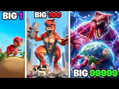 Baby To WORLD'S BIGGEST DINO In GTA 5!