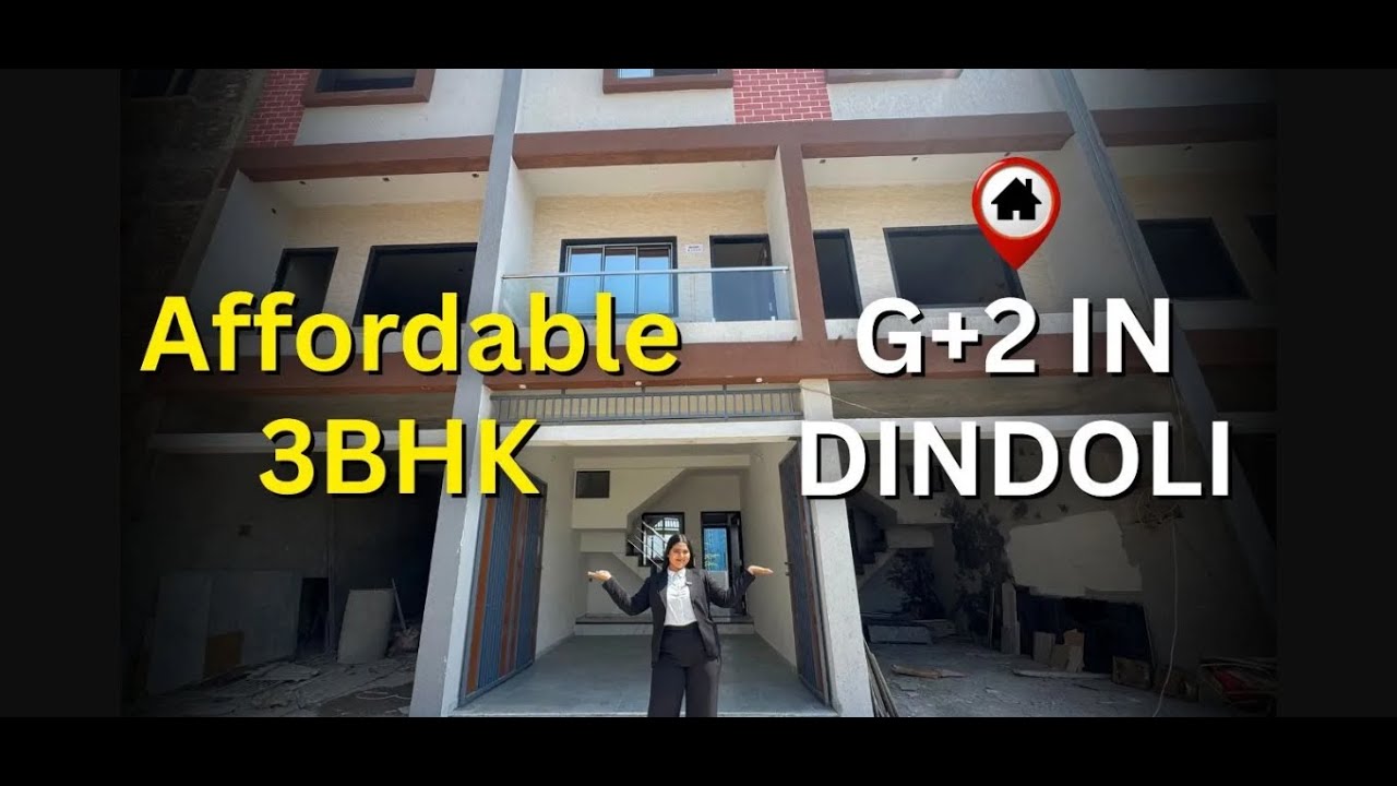 🏡 Affordable 3BHK G+2 Home in Dindoli | 12x39 Size with Car Parking