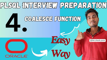 Oracle Interview question | What is coalesce function? | ORACLE COALESCE FUNCTION