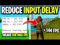 How To Reduce Input Delay in Chapter 3! (New Method for 0 Input Delay in Fortnite!)