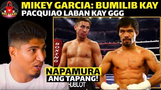 Mikey Garcia May Reaction Na Sa LABANANG Pacquiao Vs GGG, Lalong Bumilib Kay Pacquiao