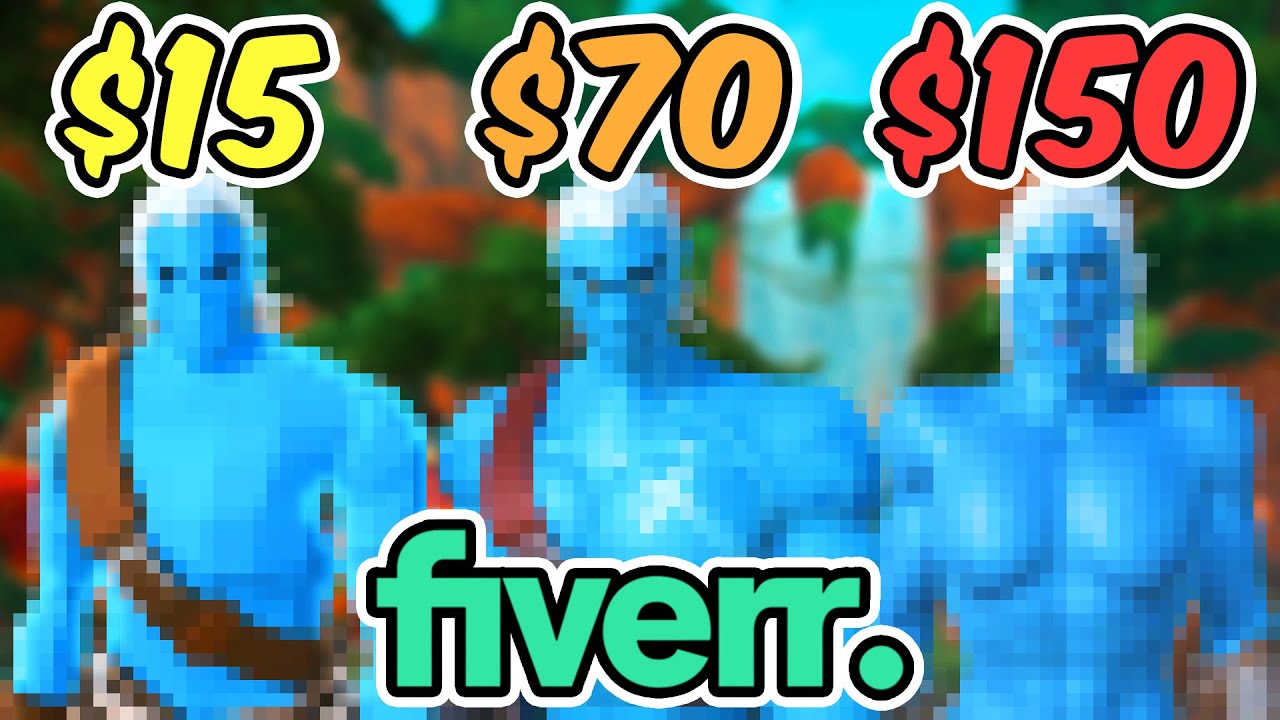 I Paid 3 FIVERR Artists To Turn 2D Art Into 3D Models