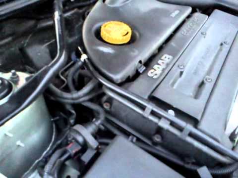 Saab 9-3 engine whine - YouTube