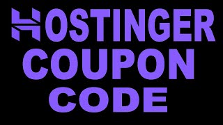 Hostinger coupon code 2025 | Business web hosting | Free Domain for 1 year | Promo code 2025