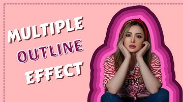 How to make multiple outline in canva | Tutorial by DLC Ventures India