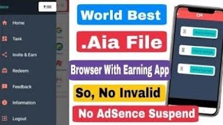 Best Earning App With Free AIA File/makeroid,Thunkable Professional AIA File 2018//AR Soft BD screenshot 1