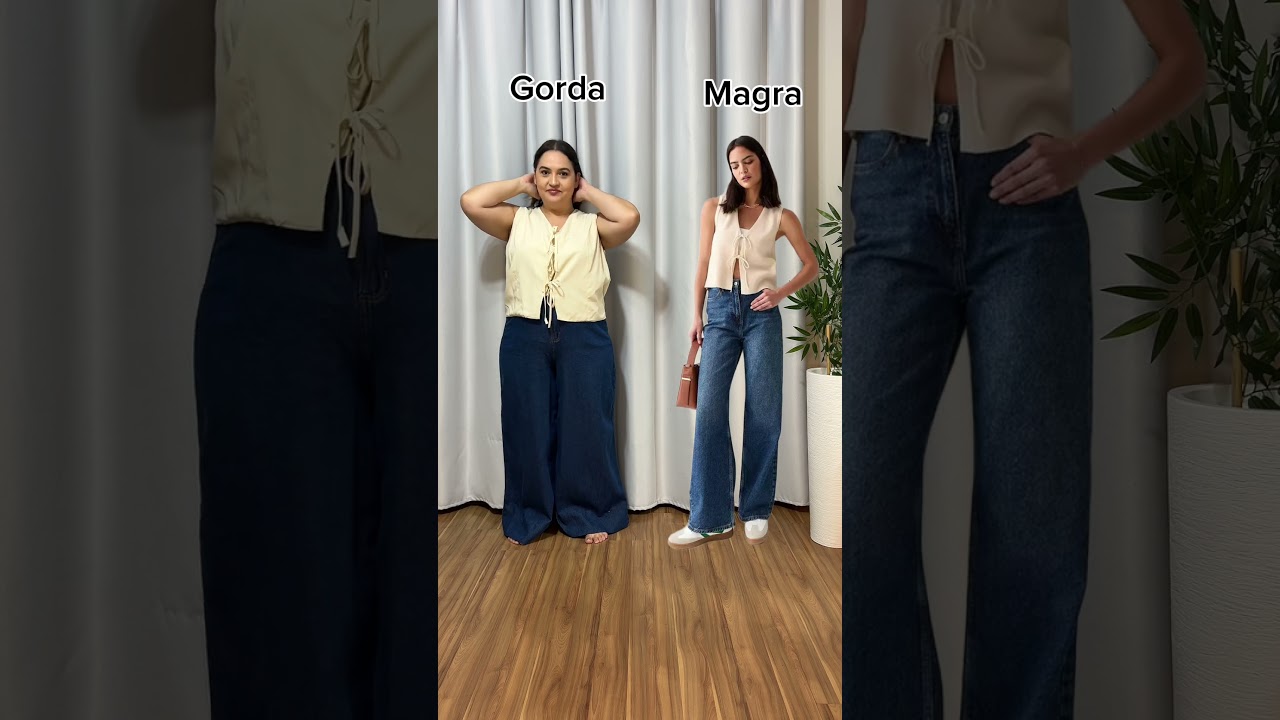 Look plus size wide leg jeans 
