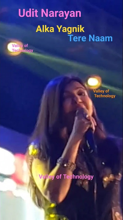 Alka Yagnik Stage Performance|Tere Naam|Alka|Live|Udit|#viralvideo|#viral|#shorts|#kumarsanu|#alka|8