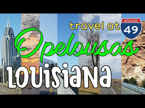 Travel at Opelousas Louisiana, Interstate 49 South bound