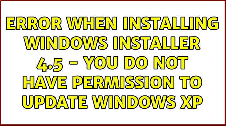 How do I know if Windows Installer 4.5 is installed?