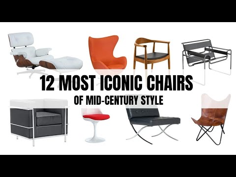 Mid-Century Modern Design Style Iconic Chairs - Home Decor Ideas