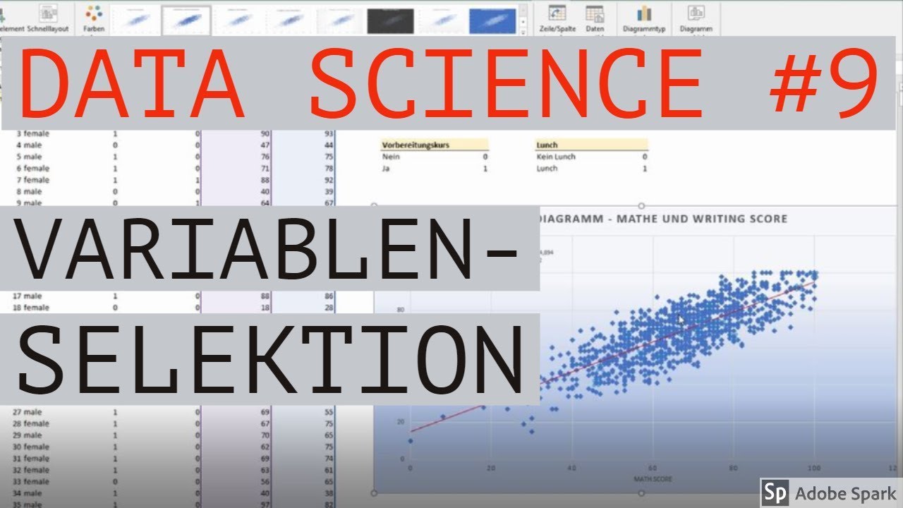 Variablenselektion - Data Science mit Excel #9