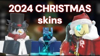 Last Footage Of The 2024 Legacy Christmas Skins Showcase Forsaken Roblox