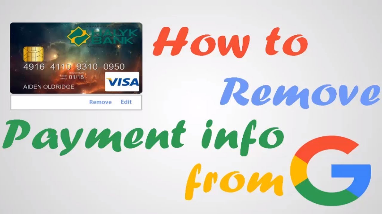 How To Remove Credit Card From Google Youtube - how to remove credit card from roblox 3 easy steps howto