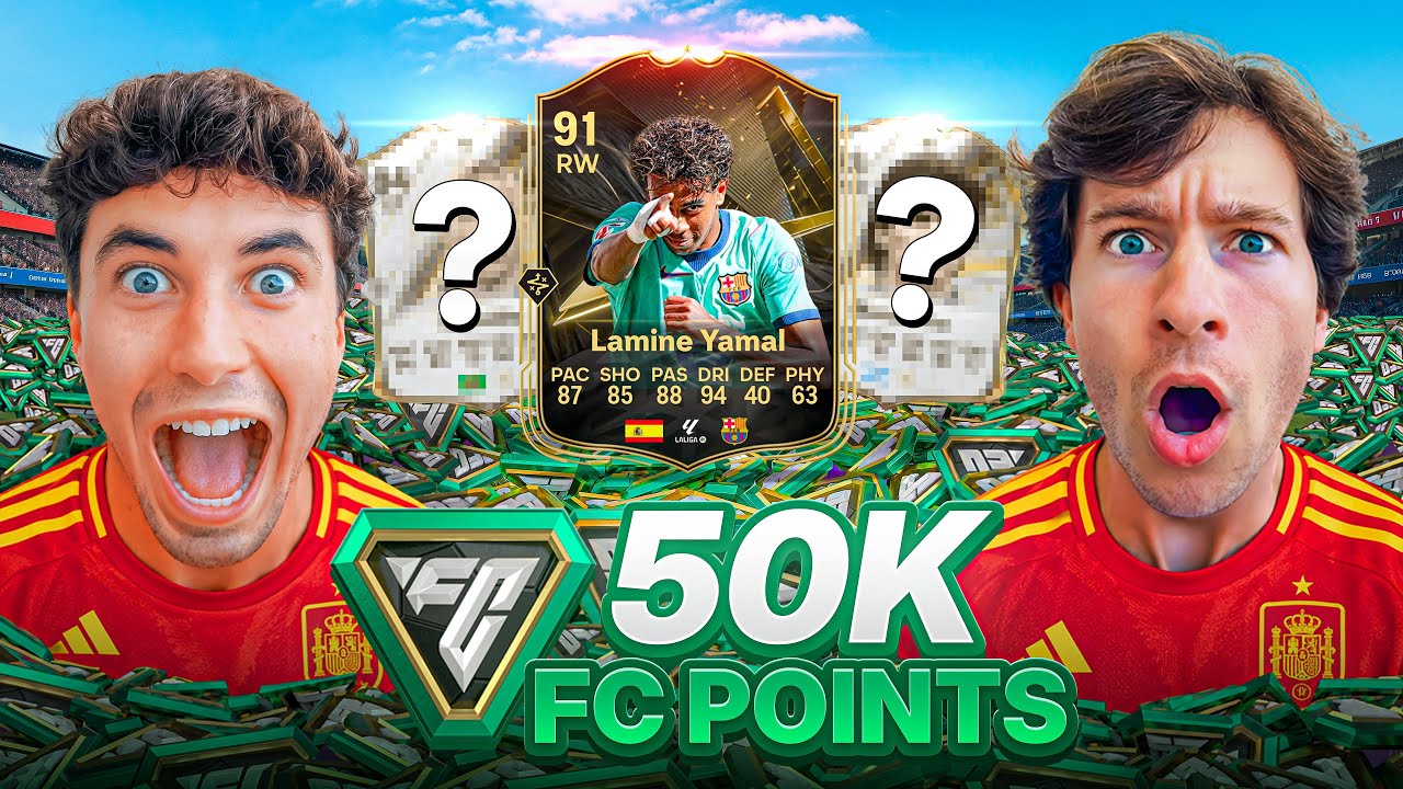 91 TOTW Lamine Yamal + 50k FC Points Decide My Team!
