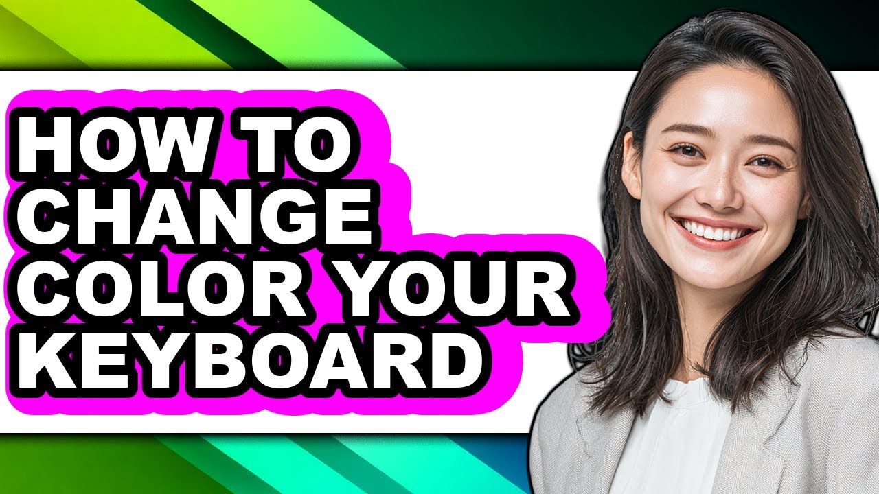 How to Change Color Your Keyboard - Full Guide - YouTube