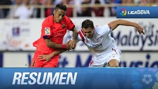 Resumen de Sevilla FC (2-2) FC Barcelona