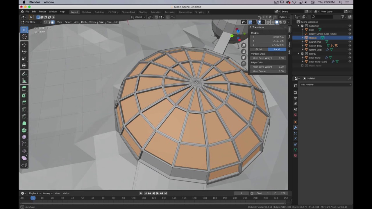3D Basics in Blender - Misc. Low Poly Details - YouTube