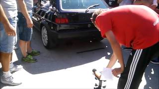 VW Golf 2 VR6 Brutal Exhaust Sound !