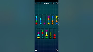 Ball Sort Puzzle - Color Sorting Games Level 111 Walkthrough Solution Android/iOS