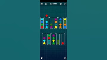 Ball Sort Puzzle - Color Sorting Games Level 111 Walkthrough Solution Android/iOS