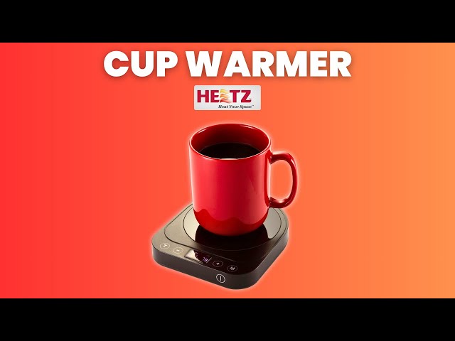 Heetz Cup Warmer | Keep Your Coffee & Tea Hot at Home or Office - YouTube