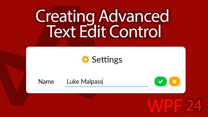 C# WPF UI Tutorials: 24 - Advanced Edit Text Control
