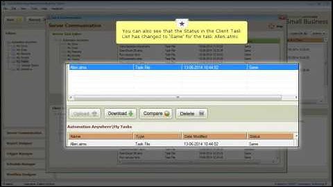 Automation Anywhere Server Communication demo