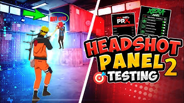 Testing Headshot Panel In Mobile Working Or Not? Pt. 2 | Trying Auto Headshot Panel Free Fire