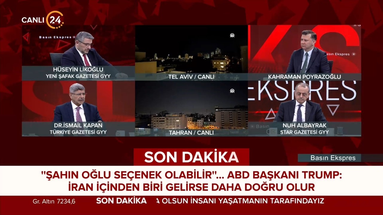 Kahraman Poyrazoğlu ile “Basın Ekspres” /ABD-İsrail İran Savaşında 4. Gün – 03 03 2026