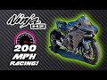 Violent 300whp h2 and 500whp turbo zx14r dominate half mile racing 200mph racing