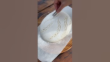 Easy Sourdough Stalk Scoring for Beginners | Simple Bread Scoring Tutorial #breadart #shorts #baker