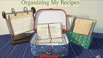 How I organize my Recipes | Recipe Card Lamination